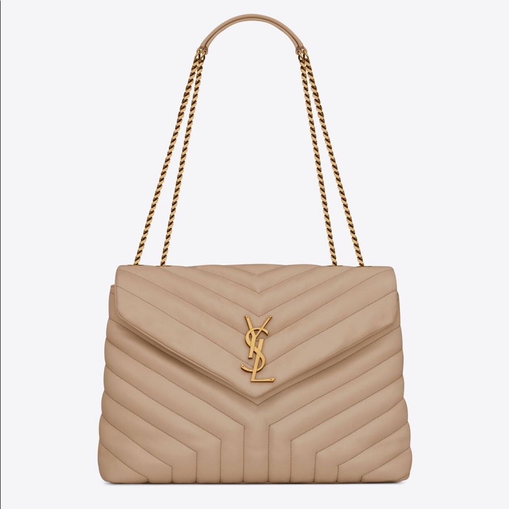 Saint Laurent Loulou Medium Quilted Leather Crossbody